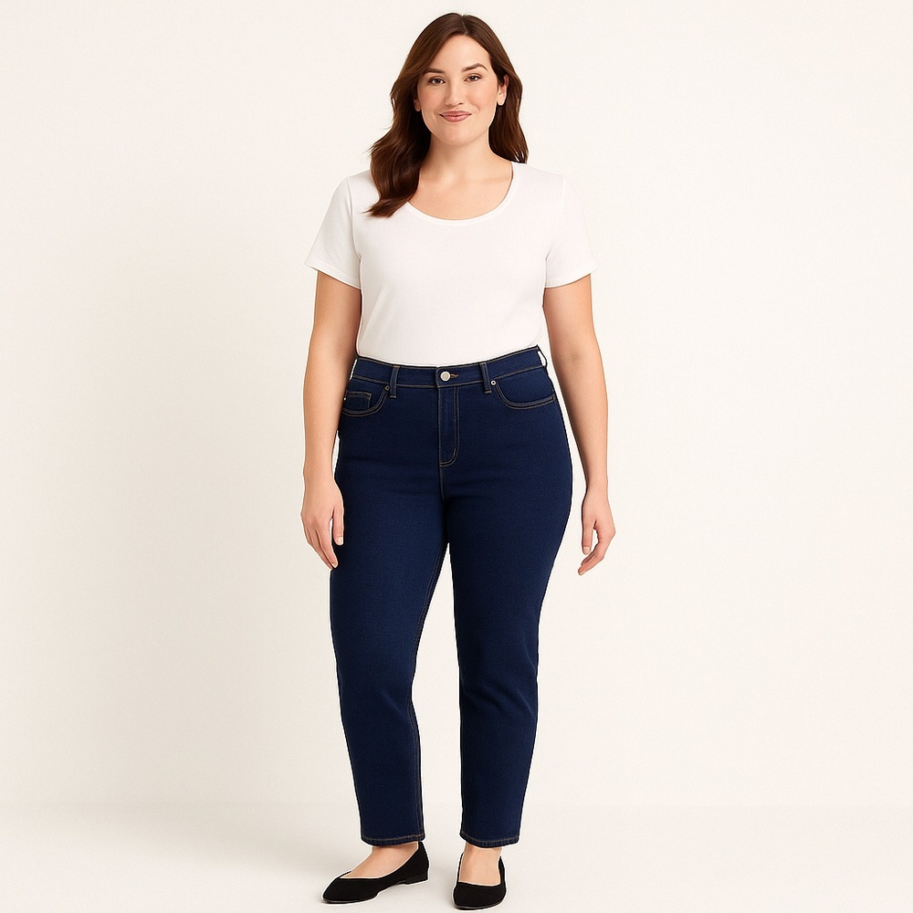 NWT Gloria Vanderbilt‎ Amanda Classic Jeans – Portland Blue – Size 4 Short